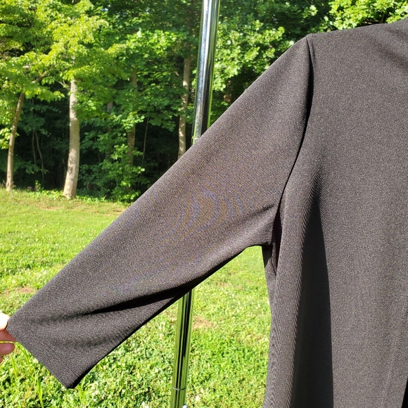 Ms. Cosmo Women's Button Closure Large Black Cardigan - Picture 5 of 7